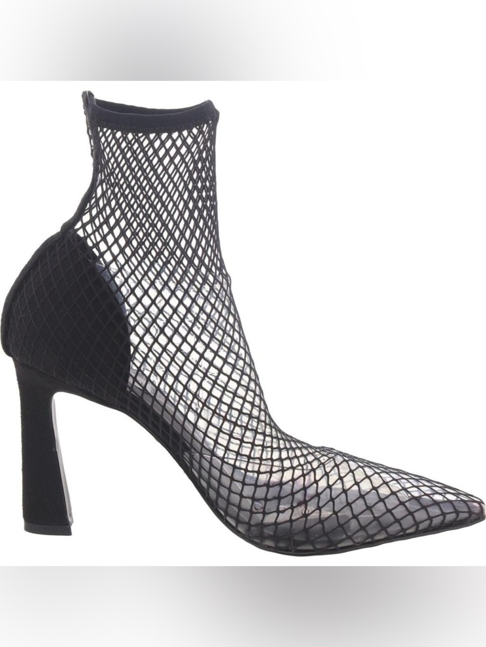Steve Madden Salem Fishnet Pointed Toe Ankle Bootie